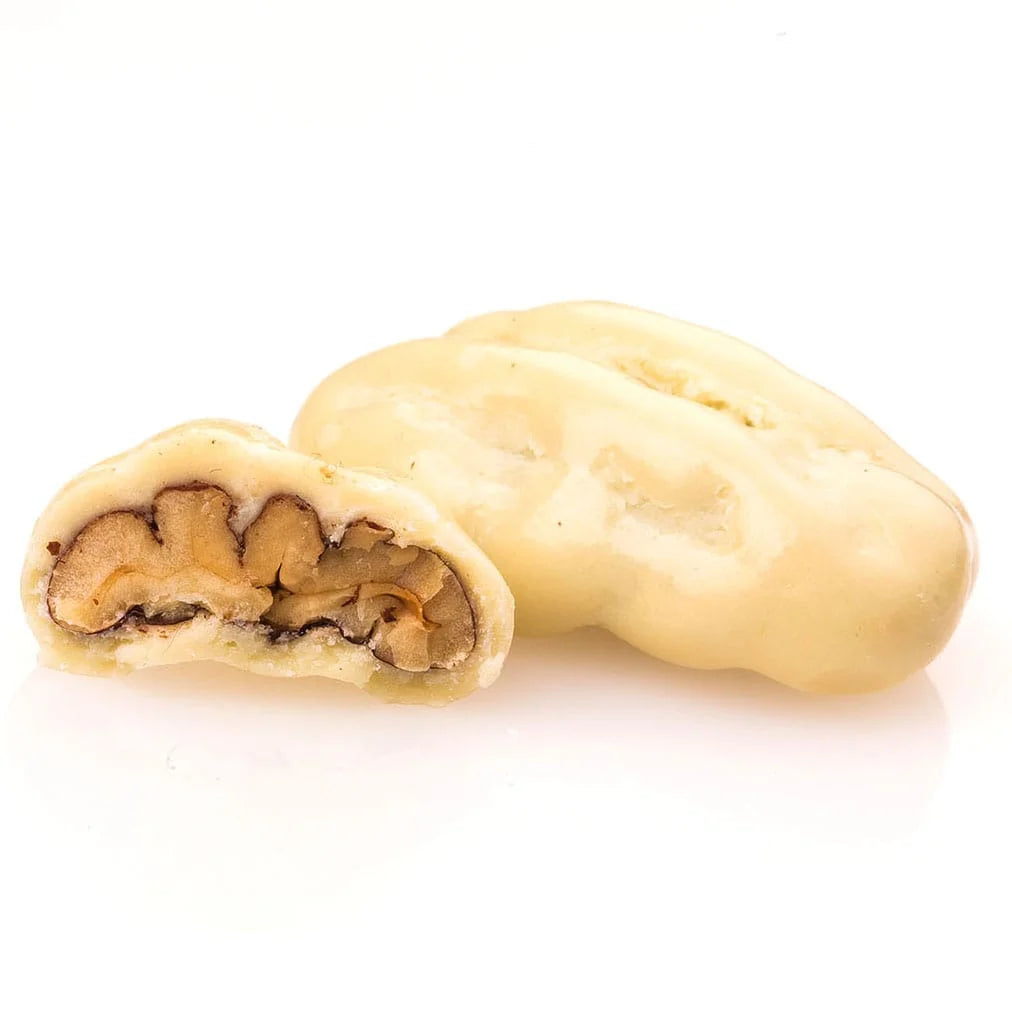 Noix de pécan enrobés au CHOCOLAT BLANC (Dubai)