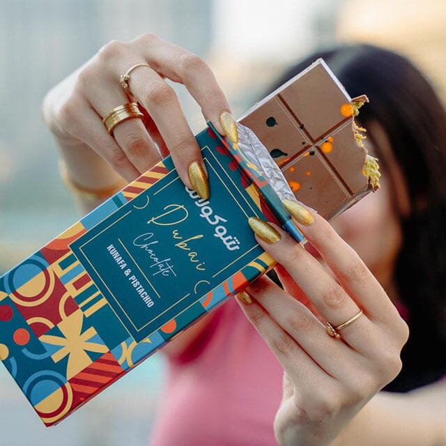Tablette de Chocolat de Dubaï Pistache